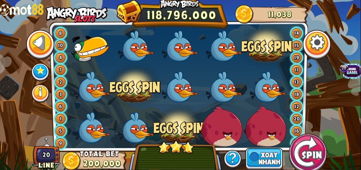 Nổ Hũ Mot88 Angry Birds