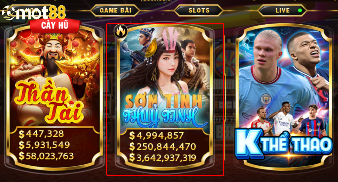 nổ hũ mot88 sơn tinh thủy tinh
